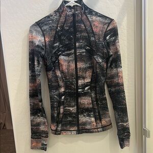 lululemon athletica Black and Orange Ski Jacket